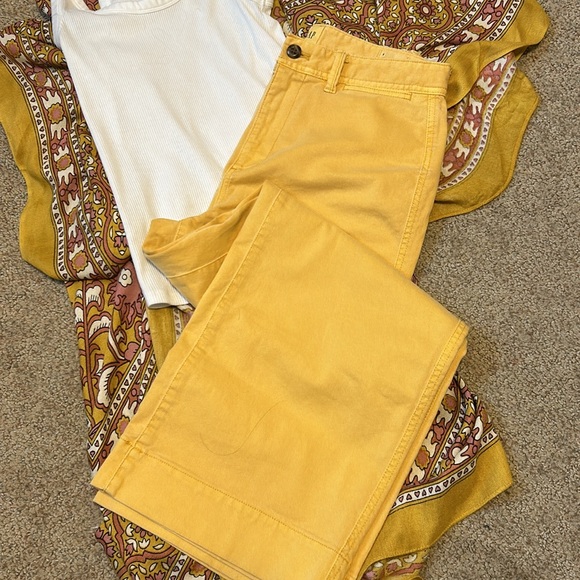 Gap High Rise Wide Leg Cropped Jeans - Picture 6 of 9